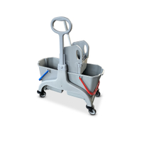 RMV Doppelfahrwagen mit Seitengriff 2x25 Liter ECO grau Maße (L x B x H): 70 x 42 x 84 cm