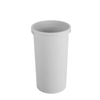 Rotho Abfalleimer Modo Round - bin only,  50 Liter 4000606189,  Farbe: grau