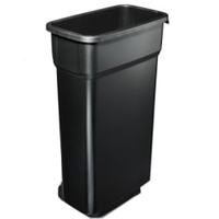 Rotho Abfalleimer Selecto L - Basic,  70 Liter 4000408080,  Farbe: schwarz