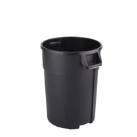 Rotho Abfalleimer Titan,  120 Liter 4586008080,  Farbe: schwarz