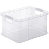 Rotho AGILO Systembox,  A4,  17, 5 Liter 1793100096,  Farbe: transparent