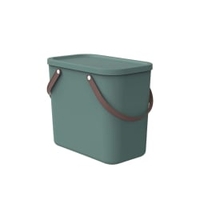 Rotho ALBULA Aufbewahrungsbox,  25 Liter 1050005092,  Farbe: mistletoe green