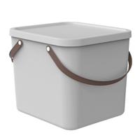 Rotho ALBULA Aufbewahrungsbox,  40 Liter 1050101023,  Farbe: mistletoe white