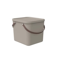 Rotho ALBULA Aufbewahrungsbox,  40 Liter 1050107422,  Farbe: cappuccino