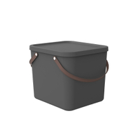Rotho ALBULA Aufbewahrungsbox,  40 Liter 1050108853,  Farbe: anthrazit