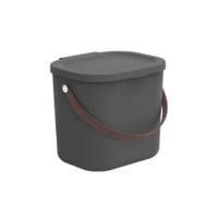 Rotho ALBULA Aufbewahrungsbox,  6 Liter 1050208853,  Farbe: anthrazit