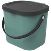 Rotho ALBULA Recycling Müllsystem,  6 Liter 1030305092,  Farbe: mistletoe green
