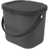 Rotho ALBULA Recycling Müllsystem,  6 Liter 1030308853,  Farbe: anthrazit