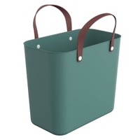 Rotho ALBULA Style Einkaufskorb,  25 Liter 1044405092,  Farbe: mistletoe green