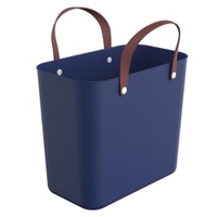 Rotho ALBULA Style Einkaufskorb,  25 Liter 1044406211,  Farbe: iris dunkelblau