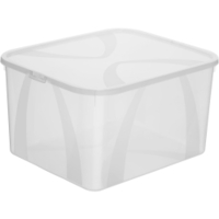 Rotho ARCO Box,  transparent 1163800096,  Füllmenge: 25 Liter