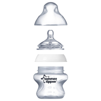 Rotho Babydesign Closer to Nature Anti-Kolik-Flasche,  transparent 30402000057,  260 ml - Flasche