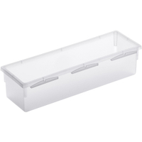 Rotho BASIC Schubladen-Ordnungssystem,  transparent 1788100096,  Maße: 230 x 80 x 50 mm