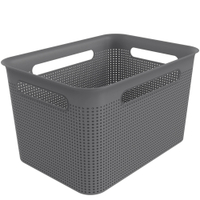 Rotho BRISEN Box,  16 Liter 1023908853,  Farbe: anthrazit