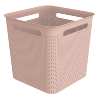 Rotho BRISEN Box,  18 Liter 1024002089,  Farbe: linnea pink ged.