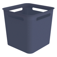Rotho BRISEN Box,  18 Liter 1024006211,  Farbe: iris dunkelblau ged.