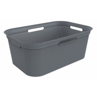 Rotho BRISEN Wäschekorb,  41 Liter 1023608853,  Farbe: anthrazit