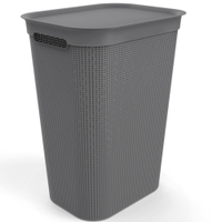 Rotho BRISEN Wäschesammler,  50 Liter 1023508853,  Farbe: anthrazit