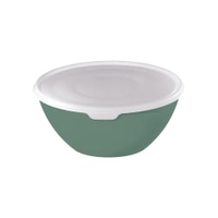 Rotho CARUBA Schüssel mit Deckel,  3 Liter 1009905092,  Farbe: Mistletoe green