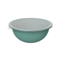 Rotho CARUBA Schüssel mit Deckel,  4, 8 Liter 1026205092,  Farbe: mistletoe green