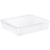 Rotho CLEAR Clearbox mit QR-Code,  Aufbewahrungsbox,  transparent 1744200096,  Füllmenge: 9 Liter,  Maße (L x B x H): 400 x 335 x 85 mm