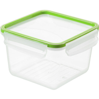Rotho CLIC & LOCK Kühlschrankdose 1162605518,  Fassungsvermögen: 1400 ml,  Maße: 16, 1 x 16, 1 x 10, 3 cm (LxBxH)