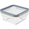 Rotho CLIC & LOCK Kühlschrankdose,  Glas,  750 ml 1033406161,  Farbe: horizon blue