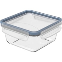 Rotho CLIC & LOCK Kühlschrankdose,  Glas,  750 ml 1033406161,  Farbe: horizon blue