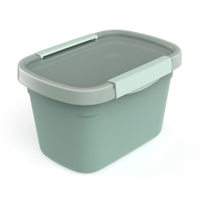 Rotho Clic ECO Kühlschrankdose,  2, 2 Liter 1044005092RK,  Farbe: mistletoe green