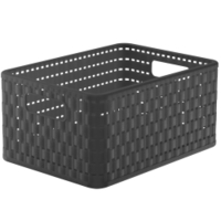 Rotho COUNTRY Korb,  11 Liter 1116908853,  Farbe: anthrazit