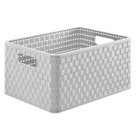 Rotho COUNTRY Korb,  18 Liter 1115301023,  Farbe: Mistletoe white