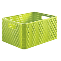 Rotho COUNTRY Korb,  18 Liter 1115305519,  Farbe: grün