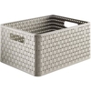 Rotho COUNTRY Korb,  18 Liter 1115307422,  Farbe: cappuccino