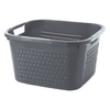 Rotho COUNTRY Wäschekorb,  22 Liter 1453008853,  Farbe: anthrazit