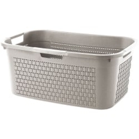Rotho COUNTRY Wäschekorb,  40 Liter 1447907422,  Farbe: cappuccino