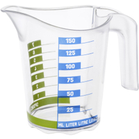 Rotho DOMINO Messbecher 1750306128,  Füllmenge: 150 ml
