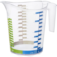 Rotho DOMINO Messbecher 1750810379,  Füllmenge: 2000 ml