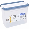Rotho DOMINO Streudose,  transparent/ blau 1742606161,  1000 ml,  Maße: 165 x 90 x 130 mm