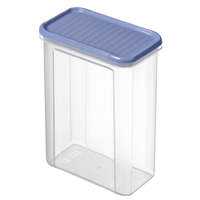 Rotho DOMINO Vorratsdose,  horizon blue 1742206161,  1 Dose,  Fassungsvermögen: 1, 5 Liter