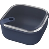 Rotho ELA Frischhaltedose 0, 43 Liter,  quadratisch 1057006250,  Farbe: midnight blue