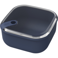 Rotho ELA Frischhaltedose 0, 43 Liter,  quadratisch 1057006250,  Farbe: midnight blue