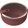 Rotho ELA Frischhaltedose,  0, 75 Liter,  rund,  Mikrowellen geeignet 1056802104,  Farbe: iron red