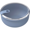 Rotho ELA Frischhaltedose,  0, 75 Liter,  rund,  Mikrowellen geeignet 1056806161,  Farbe: horizon blue
