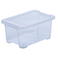 Rotho EVO EASY Aufbewahrungsbox mit Deckel,  horizon blue 1013806208,  Größe: 4 Liter