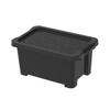 Rotho EVO EASY Aufbewahrungsbox mit Deckel,  schwarz 1013808080R,  Größe: 4 Liter