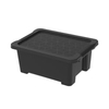 Rotho EVO EASY Aufbewahrungsbox mit Deckel,  schwarz 1013908080R,  Größe: 11 Liter