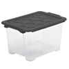 Rotho EVO SAFE Box mit Deckel,  anthrazit 1007908853,  Fassungsvermögen: 15 Liter