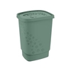 Rotho FLOWERS Wäschesammler,  55 Liter 1756005092,  Farbe: Mistletoe green