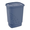 Rotho FLOWERS Wäschesammler,  55 Liter 1756006161,  Farbe: horizon blue