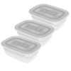 Rotho FREEZE Gefrierdosen 1725800096,  1 Set = 3 x 1 Liter